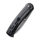 CIVIVI Cetos Flipper Knife Carbon Fiber & Stainless Steel Handle (3.48" Damascus Blade) C21025B - DS1 - CIVIVI