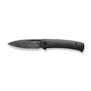 CIVIVI Cetos Flipper Knife Carbon Fiber & Stainless Steel Handle (3.48" Damascus Blade) C21025B - DS1 - CIVIVI