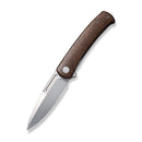 CIVIVI Cetos Flipper Knife Micarta With Stainless Steel Handle (3.48" 14C28N Blade) C21025B - 1 - CIVIVI