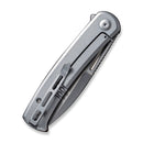 CIVIVI Cetos Flipper Knife Micarta With Stainless Steel Handle (3.48" 14C28N Blade) C21025B - 1 - CIVIVI