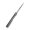 CIVIVI Cetos Flipper Knife Micarta With Stainless Steel Handle (3.48" 14C28N Blade) C21025B - 1 - CIVIVI