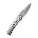 CIVIVI Cetos Flipper Knife Micarta With Stainless Steel Handle (3.48" 14C28N Blade) C21025B - 1 - CIVIVI