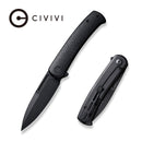 CIVIVI Cetos Flipper Knife Micarta With Stainless Steel Handle (3.48" 14C28N Blade) C21025B - 2 - CIVIVI