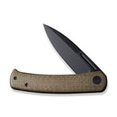 CIVIVI Cetos Flipper Knife Micarta & Stainless Steel Handle (3.48" 14C28N Blade) C21025B - 3 - CIVIVI