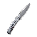CIVIVI Cetos Flipper Knife Wood & Stainless Steel Handle (3.48" 14C28N Blade) C21025B - 4 - CIVIVI