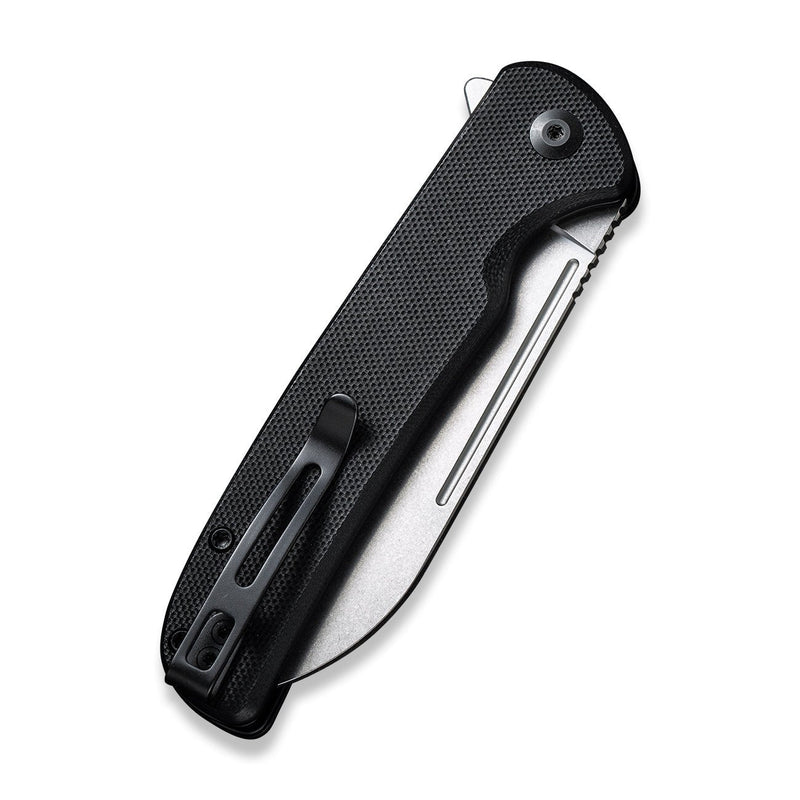 CIVIVI Chevalier Flipper & Button Lock Knife G10 Handle 14C28N