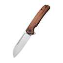 CIVIVI Chevalier Flipper & Button Lock Knife Wood Handle (3.46" 14C28N Blade) C20022 - 3 - CIVIVI