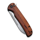 CIVIVI Chevalier Flipper & Button Lock Knife Wood Handle (3.46" 14C28N Blade) C20022 - 3 - CIVIVI