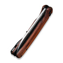 CIVIVI Chevalier Flipper & Button Lock Knife Wood Handle (3.46" 14C28N Blade) C20022 - 3 - CIVIVI
