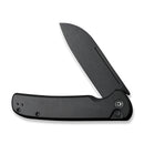 CIVIVI Chevalier II Flipper & Button Lock Knife Aluminum Handle (3.47" 14C28N Blade) C20022B - 1 - CIVIVI