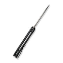CIVIVI Chevalier II Flipper & Button Lock Knife Aluminum Handle (3.47" Damascus Blade) C20022B - DS1 - CIVIVI