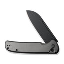 CIVIVI Chevalier II Flipper & Button Lock Knife Aluminum Handle (3.47" 14C28N Blade) C20022B - 3 - CIVIVI