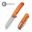 CIVIVI Chevalier II Flipper & Button Lock Knife Aluminum Handle (3.47" 14C28N Blade) C20022B - 2 - CIVIVI