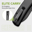 CIVIVI Chevalier II Flipper & Button Lock Knife Aluminum Handle (3.47" 14C28N Blade) C20022B - 1 - CIVIVI