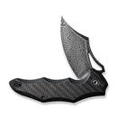 CIVIVI Chiro Flipper & Thumb Hole Knife Carbon Fiber & G10 Handle (3.1" Damascus Blade) C23046 - DS1 - CIVIVI