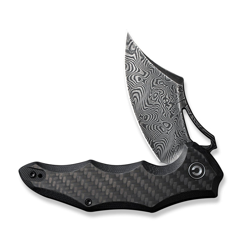 CIVIVI Chiro Flipper & Thumb Hole Knife Carbon Fiber & G10 Handle