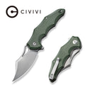 CIVIVI Chiro Flipper & Thumb Hole Knife Micarta Handle (3.1" 14C28N Blade) C23046 - 2 - CIVIVI