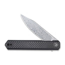 CIVIVI Chronic Flipper Knife Carbon Fiber & G10 Handle (3.22'' Damascus Blade) C917DS - CIVIVI