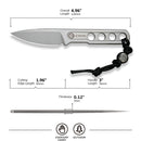 CIVIVI Circulus Fixed Blade Knife (1.96" 10Cr15CoMov Blade) C22012 - 2 - CIVIVI