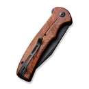 CIVIVI Cogent Flipper & Button Lock Knife Wood Handle (3.47" 14C28N Blade) C20038D - 8 - CIVIVI