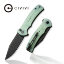 CIVIVI Cogent Flipper & Button Lock Knife G10 Handle (3.47" 14C28N Blade) C20038D - 3 - CIVIVI