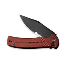 CIVIVI Cogent Flipper & Button Lock Knife G10 Handle (3.47" 14C28N Blade) C20038E - 2 - CIVIVI