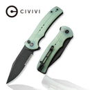 CIVIVI Cogent Flipper & Button Lock Knife G10 Handle (3.47" 14C28N Blade) C20038E - 3 - CIVIVI