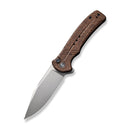 CIVIVI Cogent Flipper & Button Lock Knife Micarta Handle (3.47" 14C28N Blade) C20038D - 6 - CIVIVI