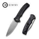 CIVIVI Cogent Flipper & Button Lock Knife Micarta Handle (3.47" 14C28N Blade) C20038D - 7 - CIVIVI