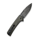 CIVIVI Conspirator Flipper & Button Lock Knife Micarta Handle (3.48" Damascus Blade) C21006 - DS1 - CIVIVI