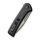 CIVIVI Conspirator Flipper & Button Lock Knife Micarta Handle (3.48" Nitro - V Blade) C21006 - 1 - CIVIVI