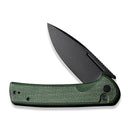 CIVIVI Conspirator Flipper & Button Lock Knife Micarta Handle (3.48" Nitro - V Blade) C21006 - 2 - CIVIVI