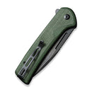 CIVIVI Conspirator Flipper & Button Lock Knife Micarta Handle (3.48" Nitro - V Blade) C21006 - 2 - CIVIVI