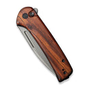 CIVIVI Conspirator Flipper & Button Lock Knife Wood Handle (3.48" Nitro - V Blade) C21006 - 3 - CIVIVI