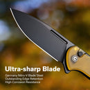 CIVIVI Conspirator Flipper & Button Lock Knife Ultem Handle (3.48" Nitro - V Blade) C21006 - 6 - CIVIVI
