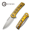 CIVIVI Conspirator Flipper & Button Lock Knife Ultem Handle (3.48" Nitro - V Blade) C21006 - 5 - CIVIVI