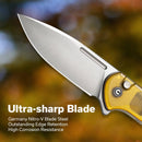 CIVIVI Conspirator Flipper & Button Lock Knife Ultem Handle (3.48" Nitro - V Blade) C21006 - 5 - CIVIVI