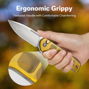 CIVIVI Conspirator Flipper & Button Lock Knife Ultem Handle (3.48" Nitro - V Blade) C21006 - 5 - CIVIVI