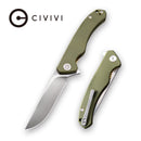 CIVIVI Courser Flipper Knife G10 Handle (3.45'' VG - 10 Blade) C804A - CIVIVI