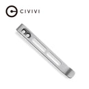 CIVIVI Deep Carry Pocket Clip for EDC Knife with Recessed Screw Hole, NOT Screws Included CA - 06B - CIVIVI