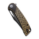 CIVIVI Dogma Flipper & Thumb Hole Knife Brass Handle (3.46" D2 Blade) C2005E - CIVIVI