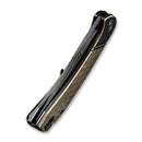 CIVIVI Dogma Flipper & Thumb Hole Knife Brass Handle (3.46" Damascus Blade) C2005DS - 1 - CIVIVI