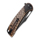 CIVIVI Dogma Flipper & Thumb Hole Knife Copper Handle (3.46" D2 Blade) C2005F - CIVIVI