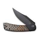 CIVIVI Dogma Flipper & Thumb Hole Knife Copper Handle (3.46" D2 Blade) C2014B - CIVIVI