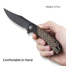 CIVIVI Dogma Flipper & Thumb Hole Knife Copper Handle (3.46" D2 Blade) C2014B - CIVIVI
