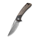 CIVIVI Dogma Flipper & Thumb Hole Knife Copper Handle (3.46" Damascus Blade) C2005DS - 2 - CIVIVI