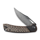 CIVIVI Dogma Flipper & Thumb Hole Knife Copper Handle (3.46" Damascus Blade) C2005DS - 2 - CIVIVI