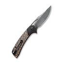 CIVIVI Dogma Flipper & Thumb Hole Knife Copper Handle (3.46" Damascus Blade) C2005DS - 2 - CIVIVI