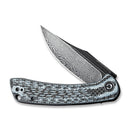 CIVIVI Dogma Flipper & Thumb Hole Knife G10 & Carbon Fiber Handle (3.46" Damascus Blade) C2014DS - 1 - CIVIVI
