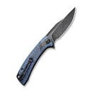 CIVIVI Dogma Flipper & Thumb Hole Knife G10 & Carbon Fiber Handle (3.46" Damascus Blade) C2014DS - 2 - CIVIVI